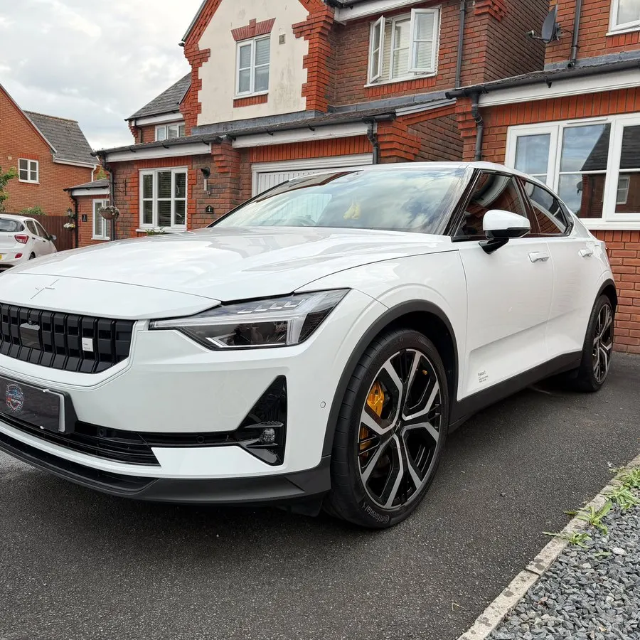 White Polestar 2 valeted by RD Valeting in Swindon